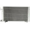 Condensator climatizare Citroen Berlingo, 07.1996-05.2008, motor 1.1, 1, 4; 1, 6/1, 8 benzina, cutie manuala, full aluminiu brazat, 580 (545)x332x17
