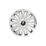 Cumpara ieftin Set 4 capace roti Cu Inel Cromat Trend R15 Compatibil Cu Peugeot