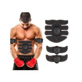 Set Centura EMS Sport, 6 Piese, Electrostimulare Abdomen, Brate, Coapse, 6 Moduri, 10 Intensitate, Fitness, Tonifiere Musculara