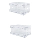 Cumpara ieftin Set 4 suporturi pentru bauturi Annhua, 28.2 x 2 cm, 3 sticle pe suport, plastic, transparent
