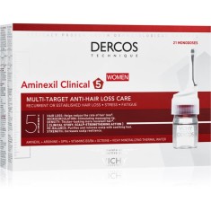 Vichy Dercos Aminexil Clinical 5 Tratament &icirc;mpotriva căderii părului pentru femei 21x6 ml