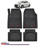 Covorase Auto TeamCar&reg; Tip Tavita Compatibile Mazda 2 Generatia IV (2022+) Negru Material Rezistent, Cauciuc