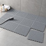 Cumpara ieftin ProCart Set 10 Covorase Antiderapante Baie Drenaj Tip Puzzle PVC 30x30 cm