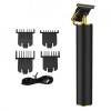 Masina profesionala de tuns barba sau contur FOXMAG24&reg;, autonomie acumulator 120 minute, lama inox, Negru