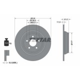 Set disc frana Ford Edge 01.14-, Galaxy 3 (Ck) 01.15-, Galaxy Mk 3 Van (Ck) 03.19-, S-Max (Cj Wa6) 01.15-, Spate, 316X11mm, plin, TEXTAR