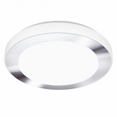 Plafoniera LED Carpi otel/sticla acrilica, argintiu, 1 bec, 240 V, diametru 39... foto