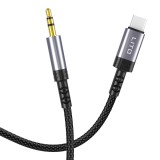 Adaptor audio Type-C la Jack 3.5mm Lito LA01T, negru