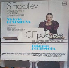 Disc vinil, LP. Concerto No. 2 For Piano And Orchestra-S. Prokofiev, Victoria Postnikova, USSR Ministry Of -252569