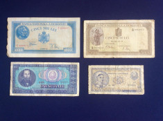 Bancnote Romania - Lot bancnote romane?ti - starea care se vede (5) foto