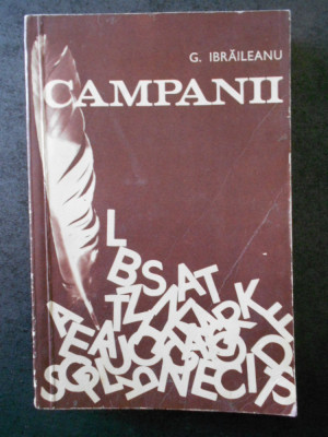 G. IBRAILEANU - CAMPANII foto