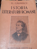 ISTORIA LITERATURII ROMANE G . CALINESCU 1946