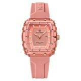 Ceas Dama Naviforce 7124 Rose - Afișaj Analog, Fashion, Casual, Dată, Rezistent la Apă 5ATM