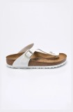 Birkenstock șlapi Gizeh femei, culoarea alb, cu toc plat 1005300-White