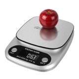 Cantar de bucatarie electronic Ruhhy 5 kg, precizie 0,1 g, inox