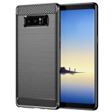 Techsuit - Carbon Silicone - Samsung Galaxy Note 8 - Black