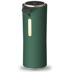 Dozator de sapun cu spuma cu Senzor, si Odorizant Incapere, Fara Contact, 250 ml, Verde Auriu