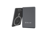 Baterie externa Tellur 5000mAh, PD20W, compatibil MagSafe, gri