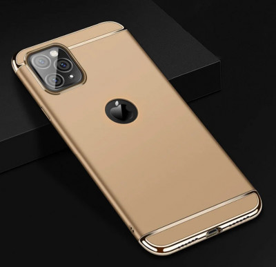 Husa Apple iPhone 11 PRO, Elegance Luxury 3in1 Gold,PRODUS NOU foto