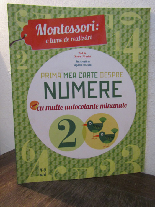 Montessori: Prima mea carte despre numere