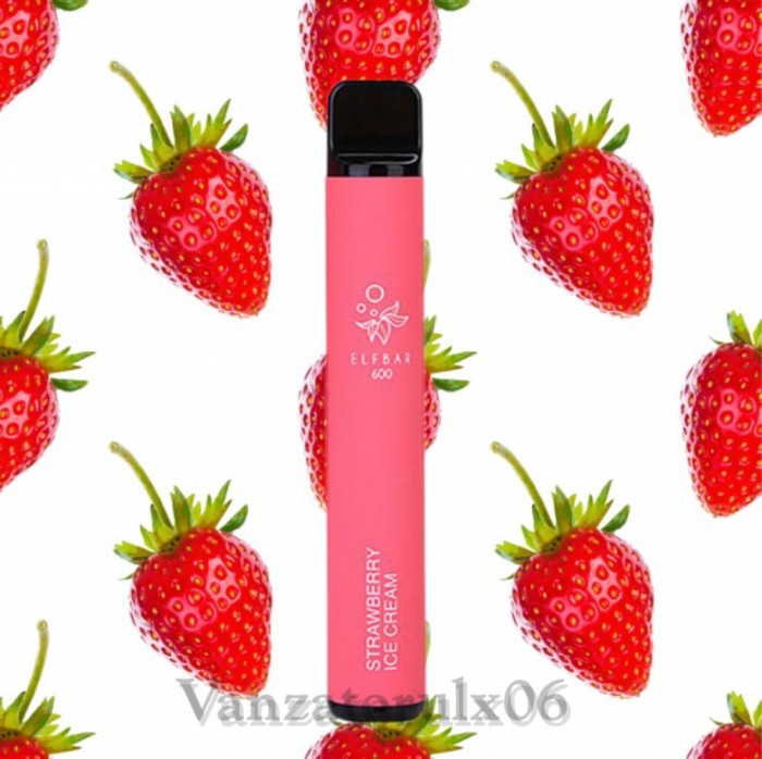 Vape elfbar 600 srawberry ice cream