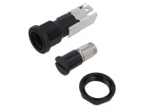 Clemă Panou Neagră SCHURTER 5x20mm 16A 250VAC UL94V-0 -40&divide;85&deg;C