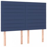 Cumpara ieftin Tablii de pat, 4 buc, albastru, 72x5x78/88 cm, textil