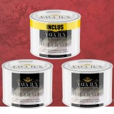 Vopsea Decorativă Perla Luxury Visiniu | Pachet 1,5L (2&times;0,5L + 0,5L) cu fulgi perlați-Toro Decor, YaYa Color