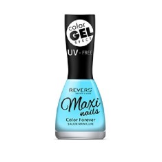 Lac de unghii cu efect de gel Maxi Color Gel, Revers, 15ml - Nr 086 Albastru foto