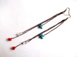 cercei howlite si turcoaz 34796