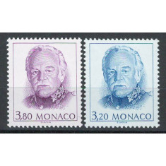 Monaco 1990 Mi 1959/60 MNH - Prințul Rainier III