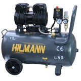 Compresor de aer silentios fără ulei 50 litri, 1.5CP