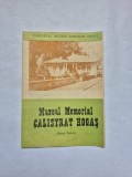 Pliant vechi anii 80 Ghid Muzeul Memorial Calistrat Hogas Piatra Neamt Complexul Muzeal Judetean Neamt, Epoca Comunista Brosura Colectie Literatura