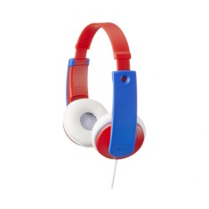 Casti JVC pentru copii HA-KD7-RNE, Over-ear, rosu-albastru