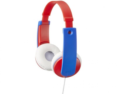 Casti JVC pentru copii HA-KD7-RNE, Over-ear, rosu-albastru foto