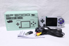 Consola portabila jocuri SF2000 cu emulatoare Nintendo Sega Mame ecran IPS