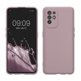 Husa kwmobile pentru OPPO A94 5G, Silicon, Roz, 58332.140, Carcasa