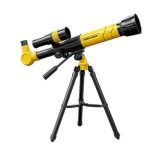 Telescop cu trepied pentru copii, galben, Oem