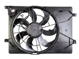 GMV radiator electroventilator Kia Sorento (UM), 2015-, motor 2.4 125/136kw, 3.3 V6 196/213kw, benzina, 468 mm; 3 pini, cu pre-rezistor,