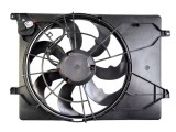 GMV radiator electroventilator Kia Sorento (UM), 2015-, motor 2.4 125/136kw, 3.3 V6 196/213kw, benzina, 468 mm; 3 pini, cu pre-rezistor,, Rapid