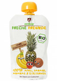 PIURE DE MERE, BANANE, ANANAS SI COCOS BIO 100G Erdbar