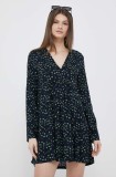 United Colors of Benetton rochie culoarea bleumarin, mini, evazată