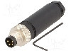 Conector M8, 4 pini, clasa etanseitate IP67, IFM ELECTRONIC - SSTGF040MSSFKPG foto