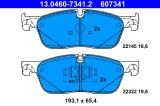 ATE 13.0460-7341.2 set placute frana,frana disc
