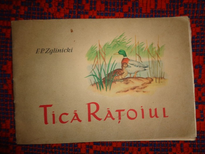 Tica Ratoiul / o poveste cu rate salbatice - F.P.Zglinicki / 24 pagini , ilustratii
