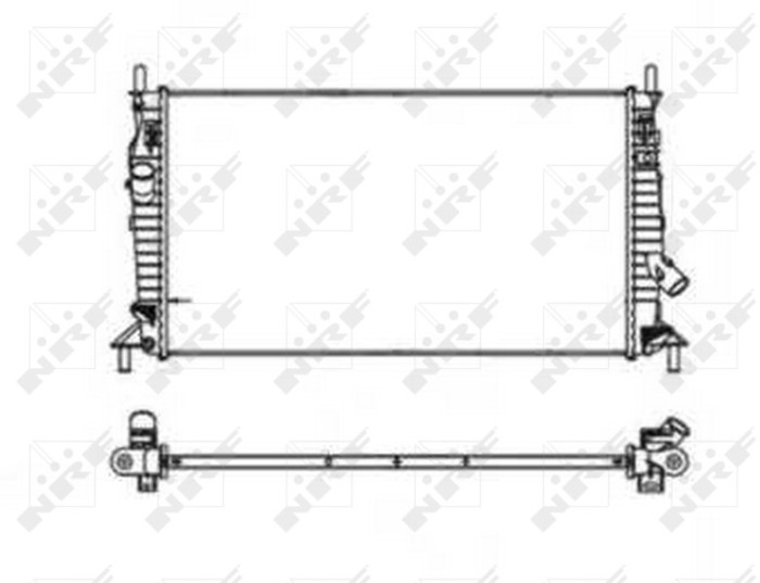 NRF 53403 EASY FIT Radiator, racire motor