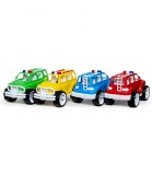 Masinuta Jeep de Politie 4 Culori 32 Cm