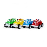 Masinuta Jeep de Politie 4 Culori 32 Cm