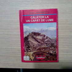 CALATOR LA UN CAPAT DE LUME - Ion Andreita (dedicatie-autograf) - 2001, 252 p.