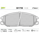 Valeo set placute frana, frana disc First