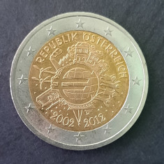 2 Euro comemorativi "10 Ani Moneda Euro" Austria 2012 - G 3848